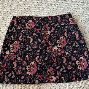 Loft Floral Paisley Skirt
